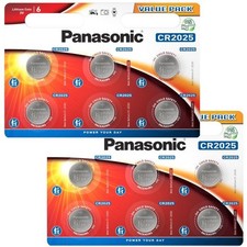 Panasonic CR2025 Lithium Coin Cell 2025 3V Battery Car Key Fobs Toys Remote