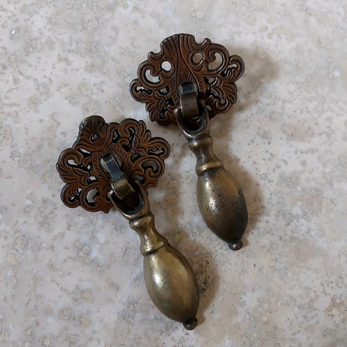 Pair vintage antique reclaimed - vintage,