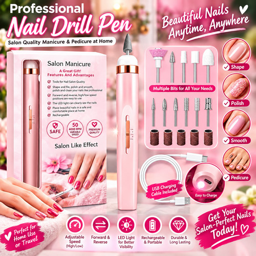 Electric nail drill file - drill,