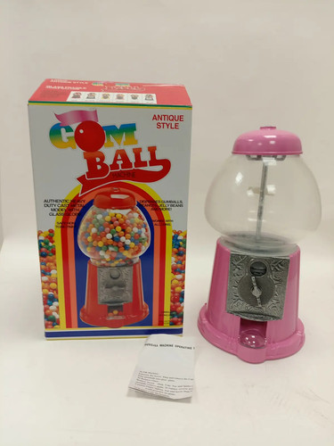 Antique style pink gumball - style,