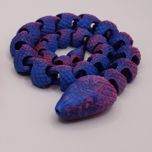 Printed articulated snake - 3d,