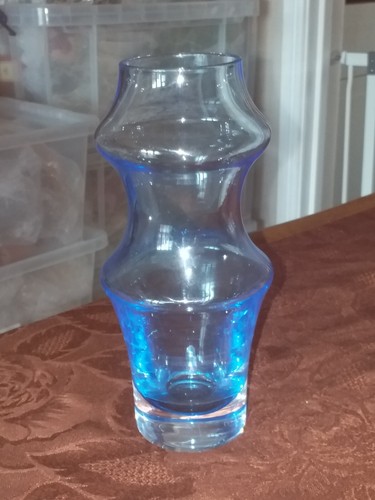 1970s dartington glass hooped - dartington,