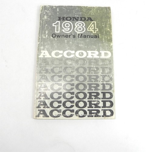 Vintage 1984 honda accord - 1984,