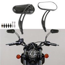 Black Motorcycle Side Mirrors