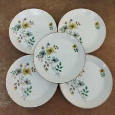 Set Of Five Vintage 1960's, Empire Porcelain Crowns Company, 18cm Side Plates