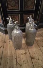Antique & Vintage Soda Glass Syphons X Four