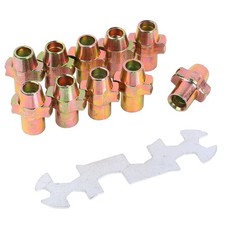 10Pcs Replacement Blades for Locking Wheel Nut Removal Remover Tool + Wrench