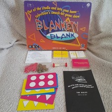 PART SEALED Vintage Blankety Blank Classic TV Show Board Game Family Fun 1998