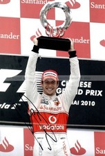 Jenson Button McLaren Winner Chinese GP 2010 Signed Photograph *Proof & COA*