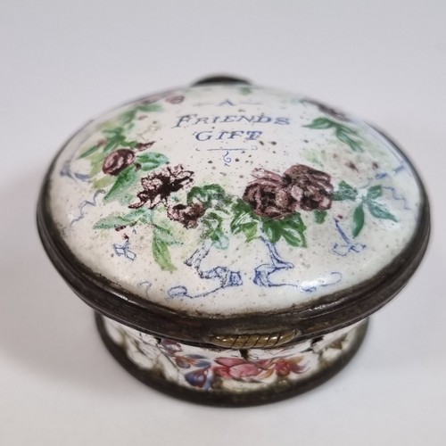 Antique 18thc bilston enamel - 18thc,