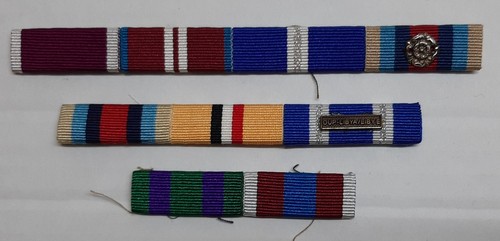 Medal ribbons three rows - rows, &