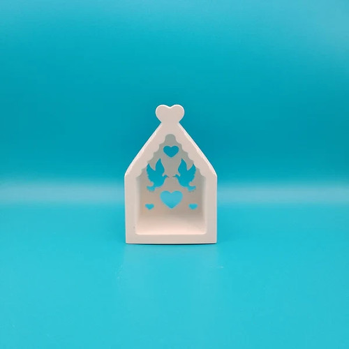 Hollow dove house tealight