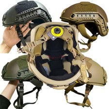 Bullet Proof Ballistic Helmet Level IIIA UHMW-PE Tactical High-Grade Lining