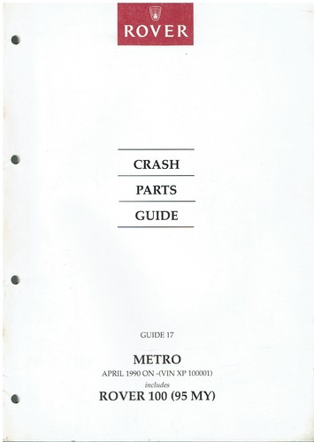 Rover metro 100 incl cabrio - metro,