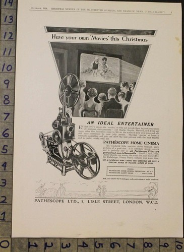 1928 pathescope london - 1928, england