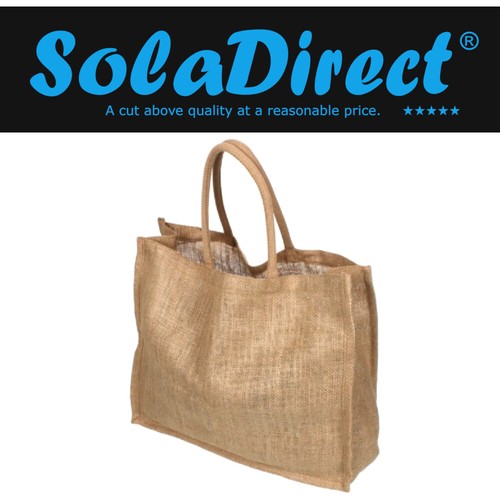 100 natural jute bag hessian - natural,