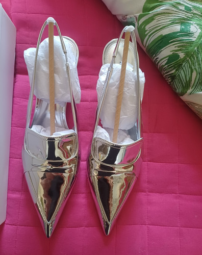 Pei silver metallic pointed - jw,