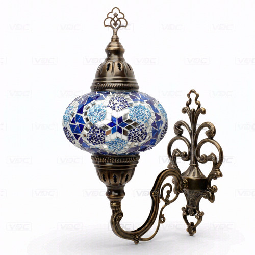 Blue turkish mosaic wall - mosaic,