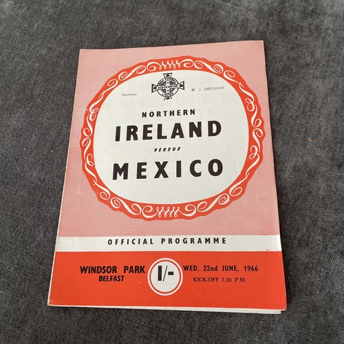 1966 northern ireland mexico - ireland, v