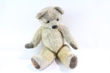 Chad Valley Teddy Bear Mohair Blonde Glass Eyed 