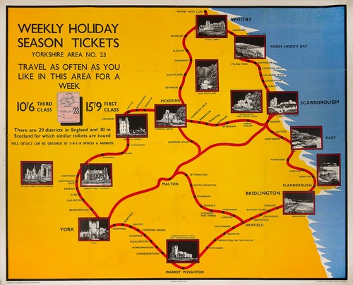 Original railway poster - railway,