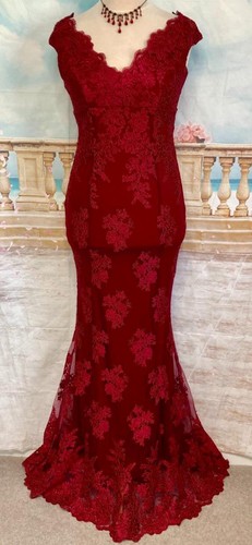 Dress red evening quiz - 12,