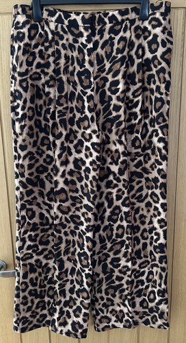 Ladies wide leg trousers - ladies,
