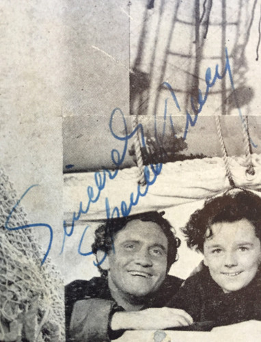 Signed spencer tracy - by,