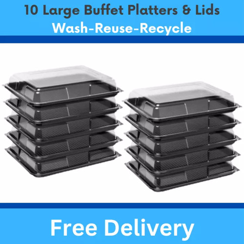 10x large catering platters - large,