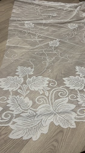 Net curtain voile floral - voile,