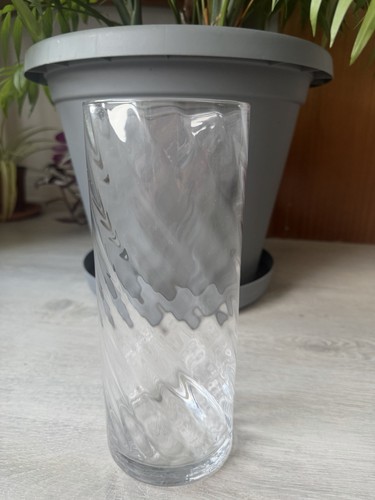 Tall clear twist wave - twist,