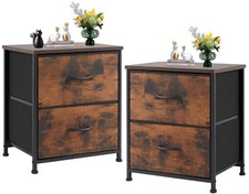 Nightstand Set of 2 with 2