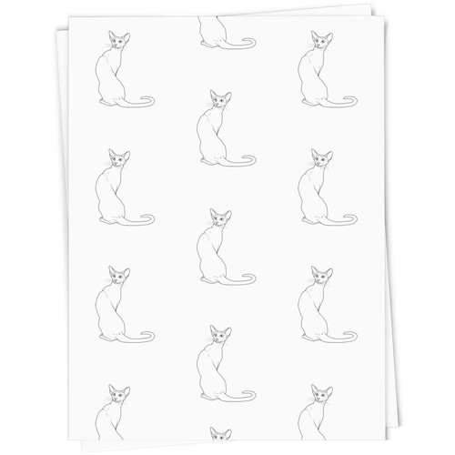 Alert siamese cat gift - 'alert,