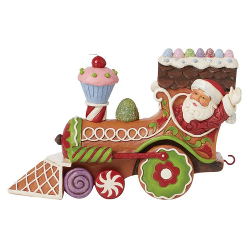 Jim shore santa his way - shore,
