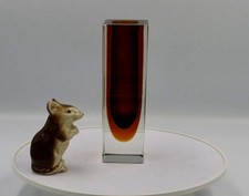 Murano Sommerso Art Glass Vase