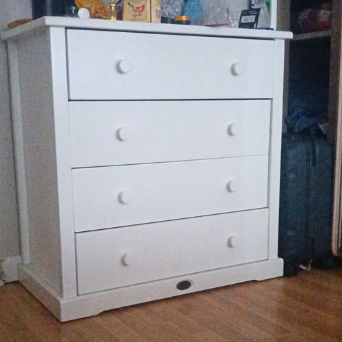 White drawer chest of - drawer,