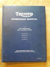 TRIUMPH WORKSHOP MANUAL 1969-80 (350-500cc TWIN MODELS TIGER 5TA 3TA T100 T90)