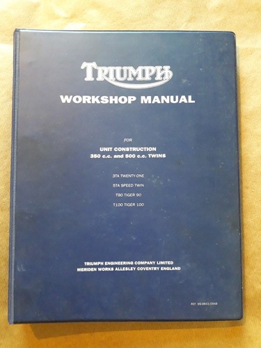Triumph workshop manual - triumph,