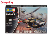 Revell US Bell UH-1H Gunship (1:100 Scale) Model Kit
