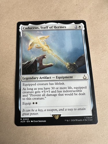 Mtg caduceus staff - staff, of