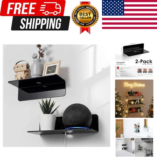 Acrylic floating wall shelves - floating,