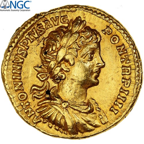 908672 caracalla aureus - caracalla,,