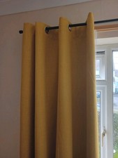  Eyelet curtains Mustard