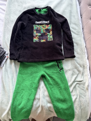 Boys minecraft fluffy pjs - minecraft,
