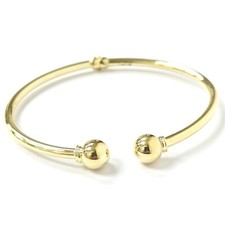 9ct gold bangle - torque, style