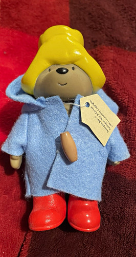 Paddington bear figurine blue - paddington,