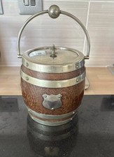 Antique Edwardian Oak and EPNS