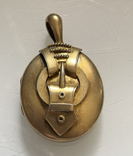 Antique sterling silver gilt