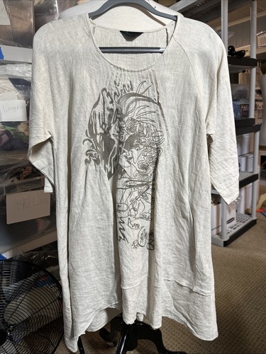 Peacock ways linen long langen - linen,