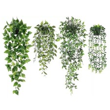 4pcs artificial hanging - artificial, plants